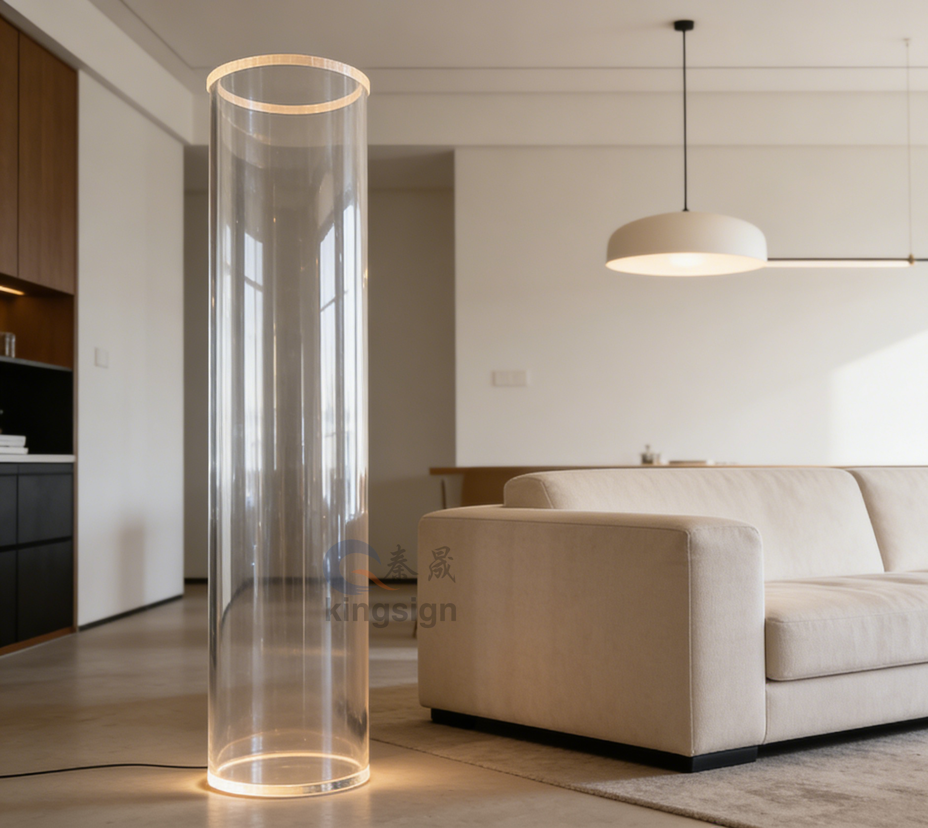 গ্লোবাল ইন্ডাস্ট্রিয়াল ও ডিজাইন সলিউশনের জন্য Kingsign এক্রাইলিক টিউব